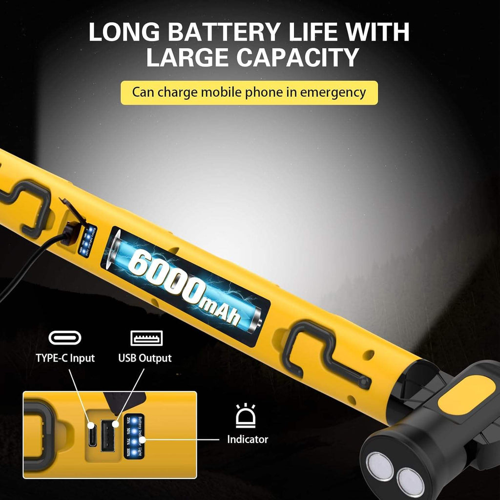 Multifunctional Magnetic Flashlight Rod