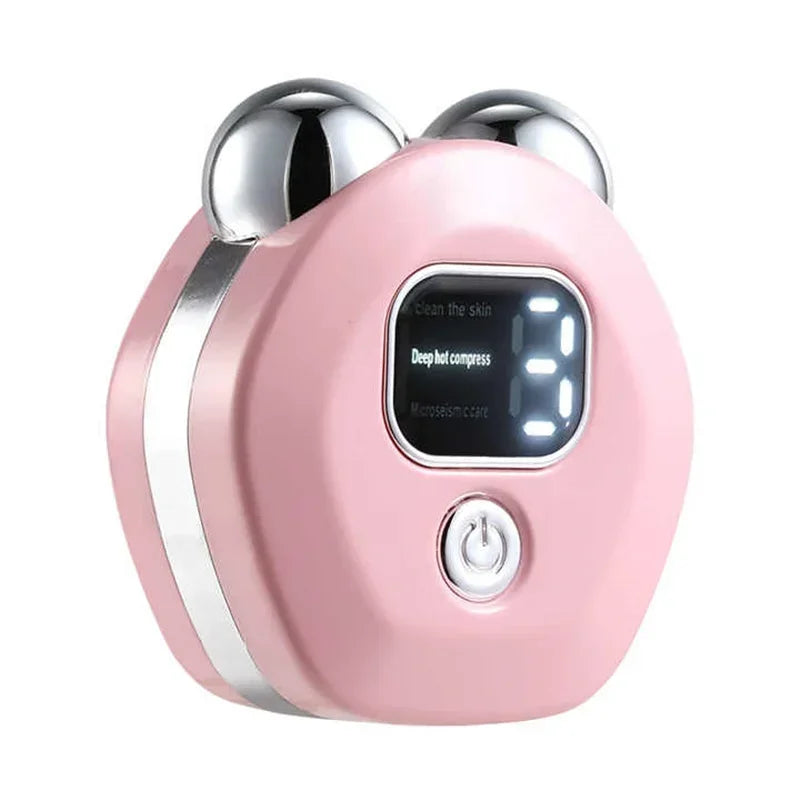 Portable Face Massager with Digital Display