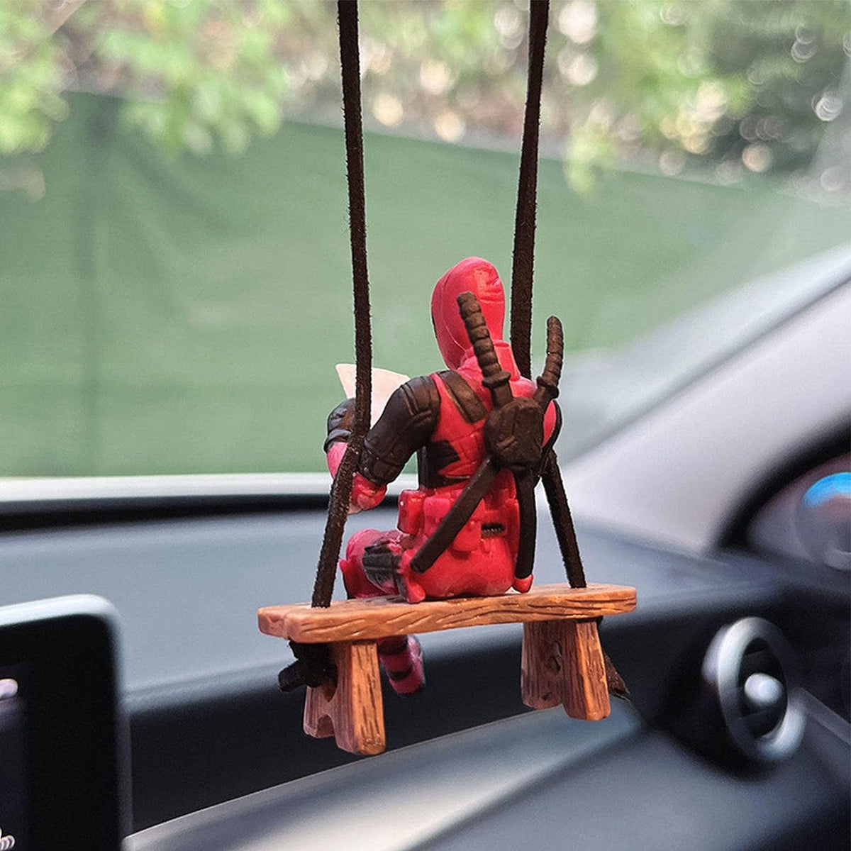 Deadpool Booking Reading Car Decor