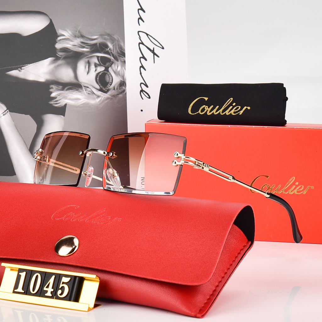 Rimless Unisex Sunglasses