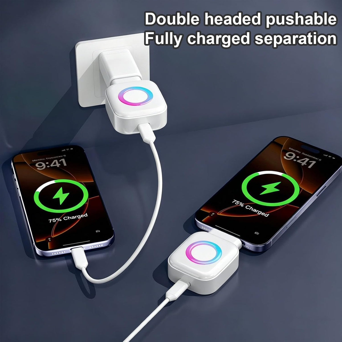 AI Smart USB-C Fast Charger with Auto-Disconnect