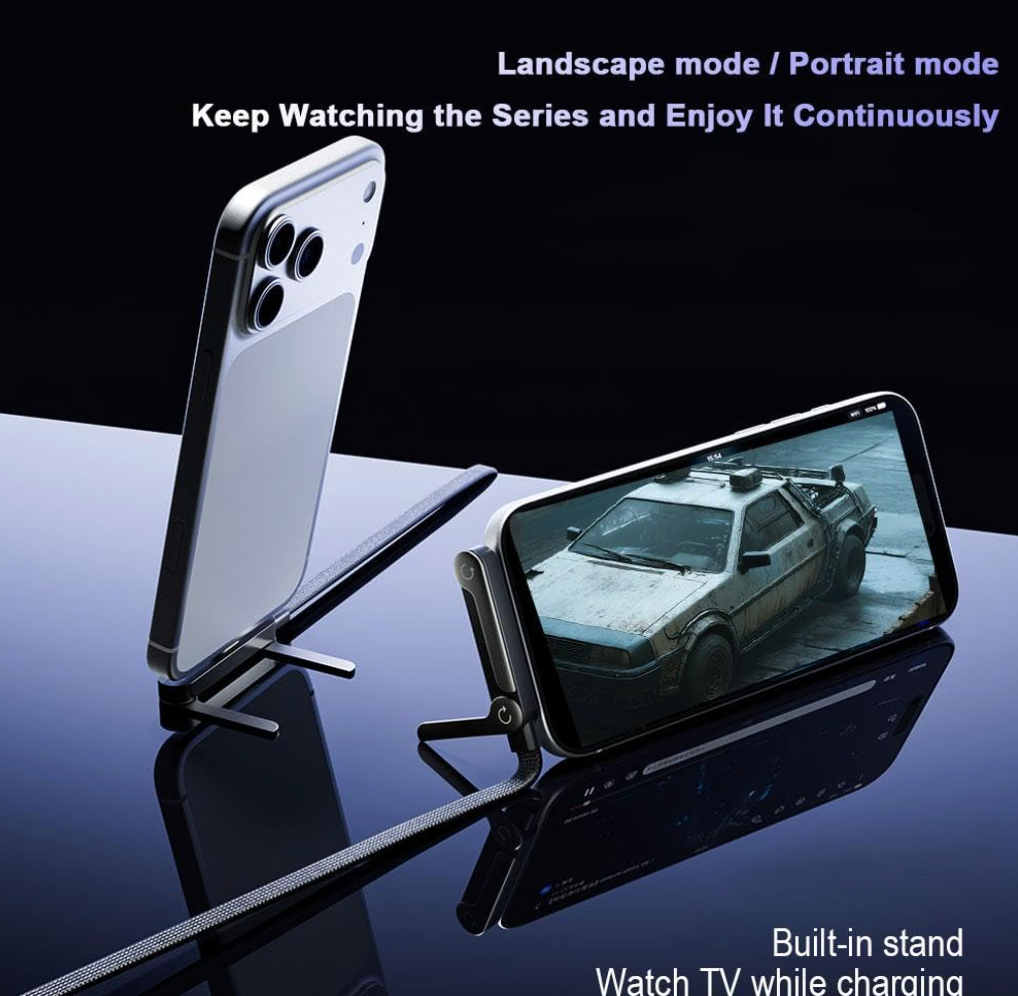 Folding Stand Charging Cable