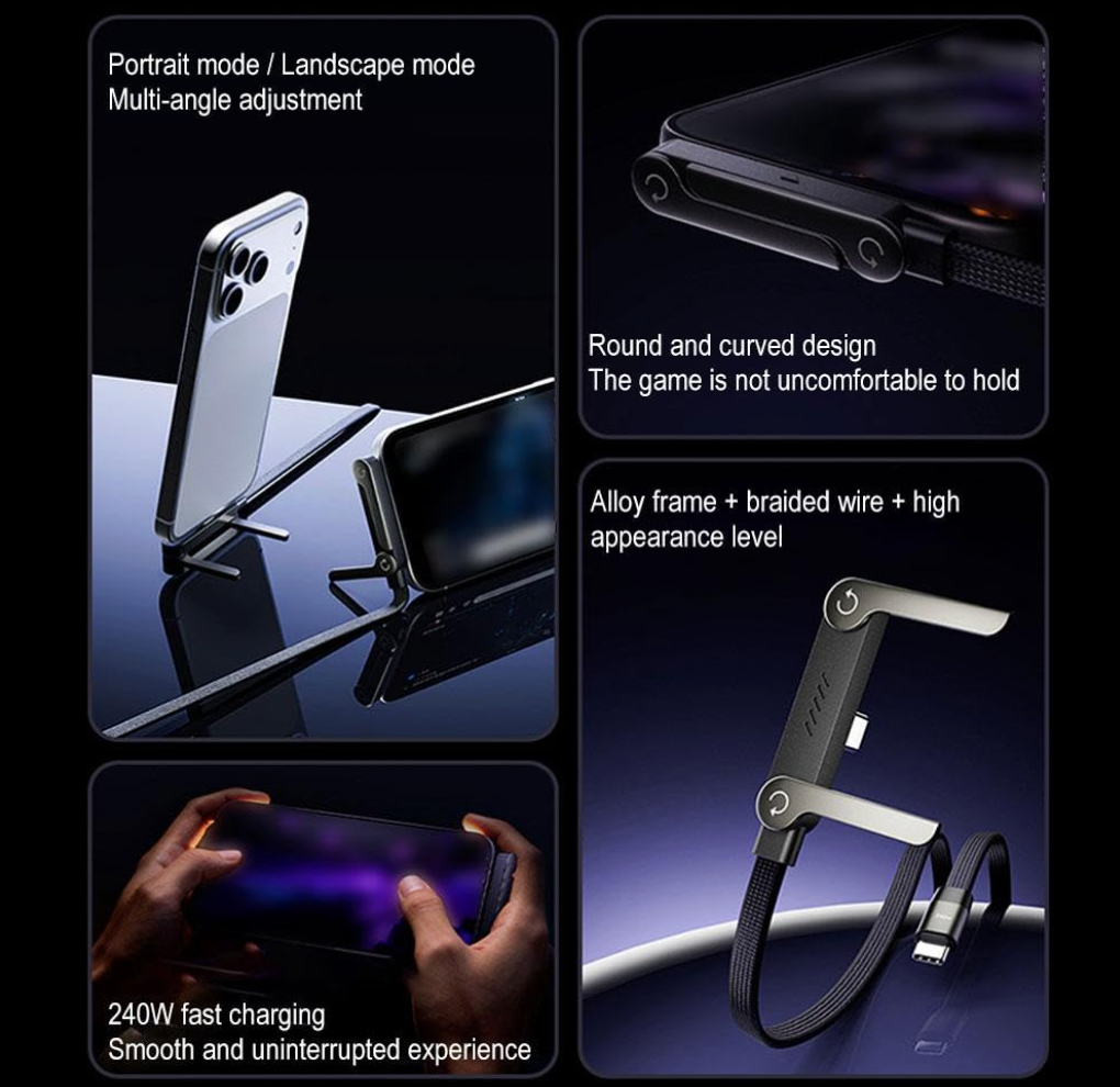 Folding Stand Charging Cable