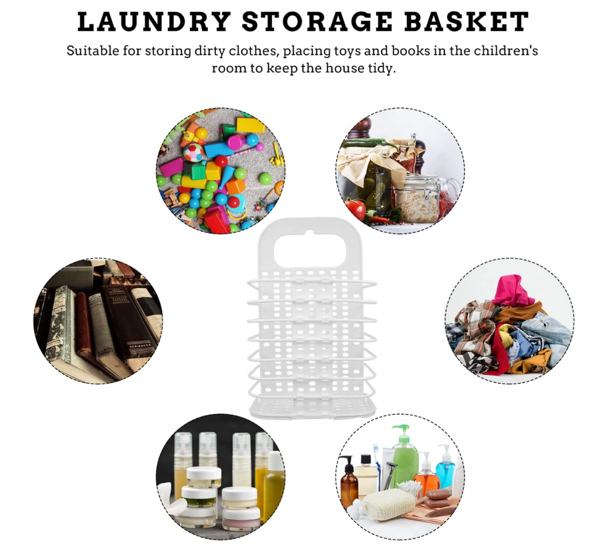 Wall-Mounted Storage Basket