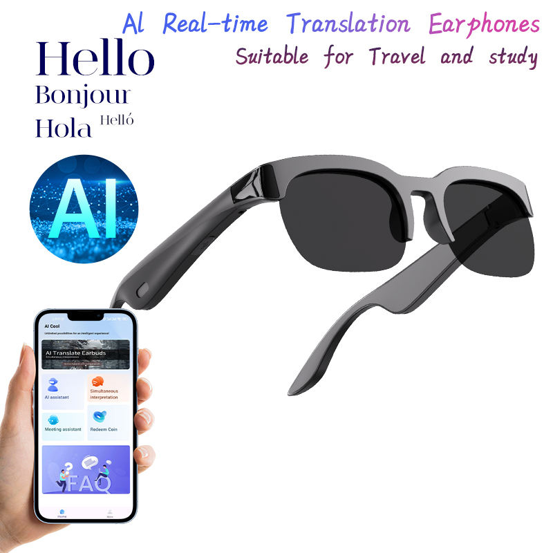 AI Voice Translation Smart Glasses