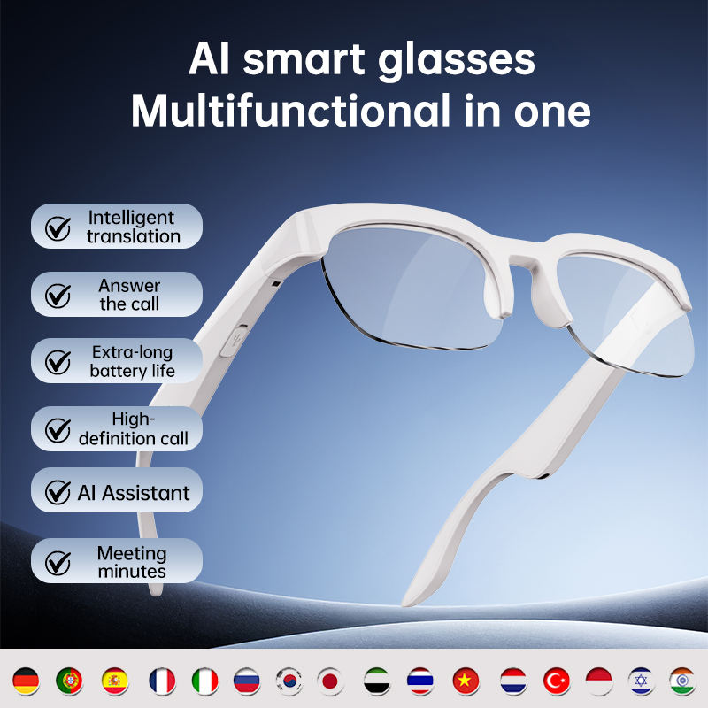 AI Voice Translation Smart Glasses