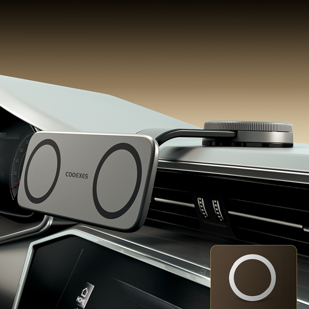 360 Rotate Dual Magsafe Car Phone Holder