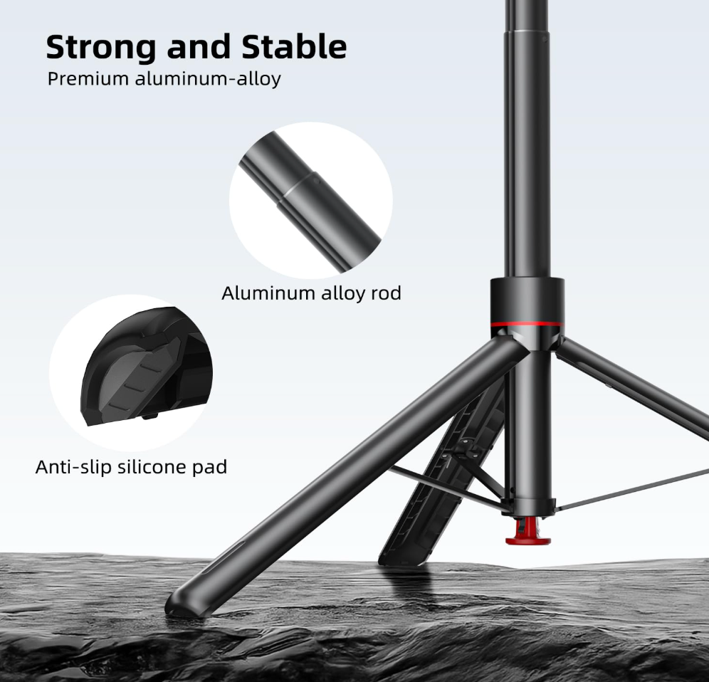 Selfie Stick Tripod with Light