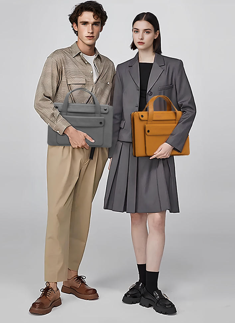Leather Laptop Sleeve Bag