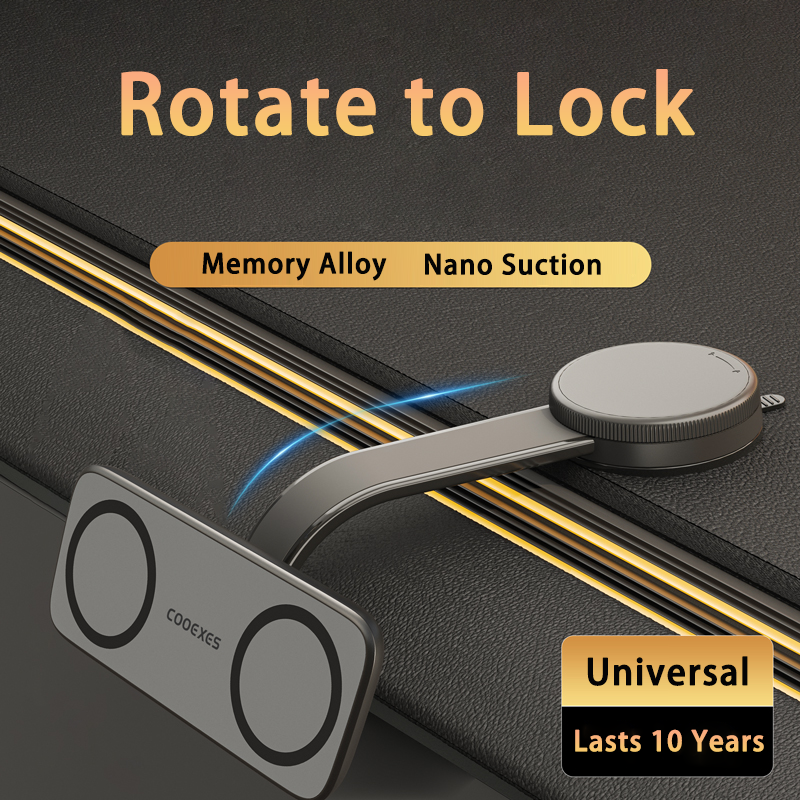 360 Rotate Dual Magsafe Car Phone Holder