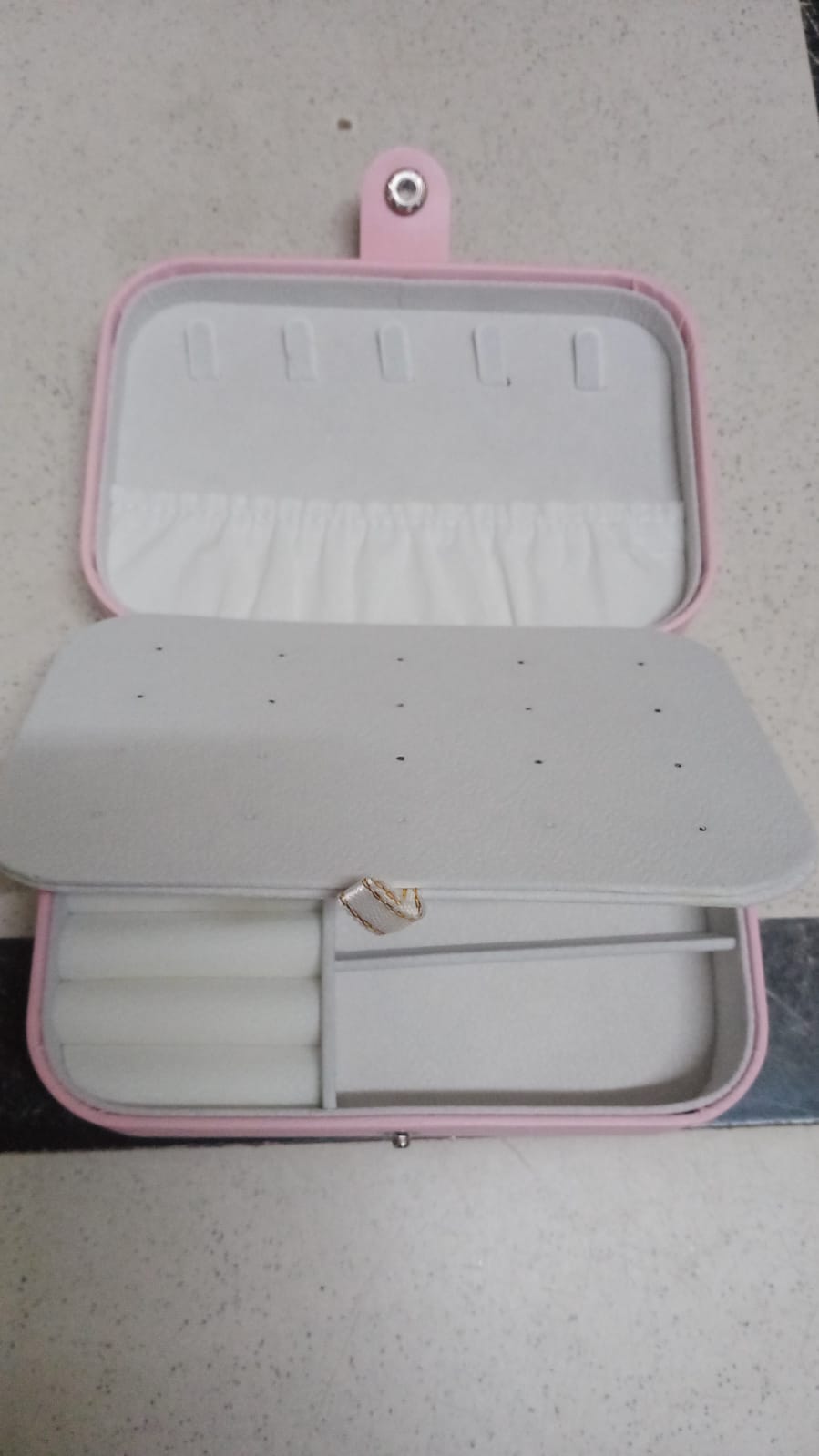 Double Layer Travel Jewelry Storage Box