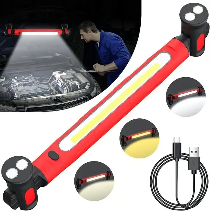 Multifunctional Magnetic Flashlight Rod