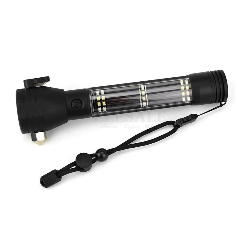 7 in 1 Multi Tool Rechargeable Solar Flashlight