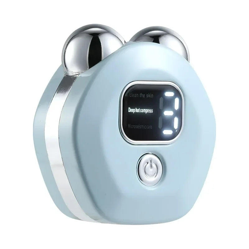 Portable Face Massager with Digital Display
