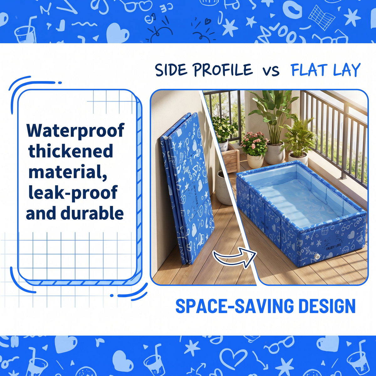 Foldable Baby Bathtub