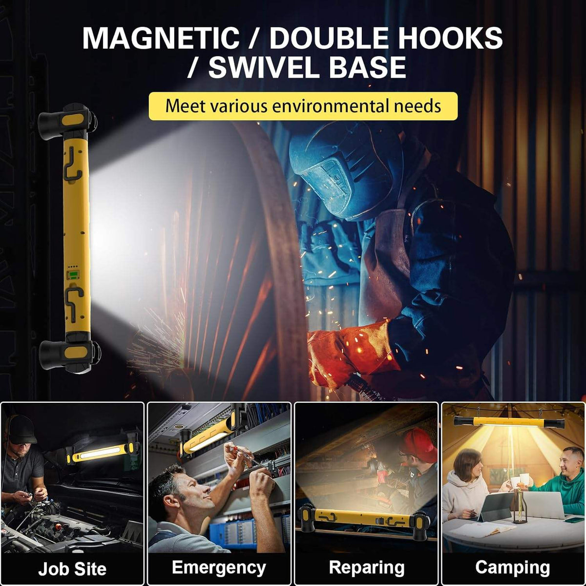 Multifunctional Magnetic Flashlight Rod