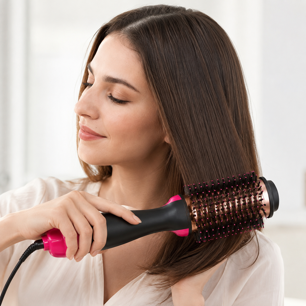 Electric Hot Air Hair Dryer Brush & Volumizer