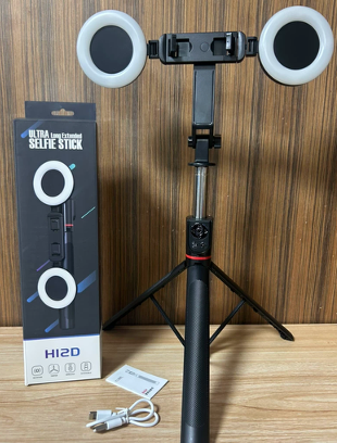 Selfie Stick Tripod with Light