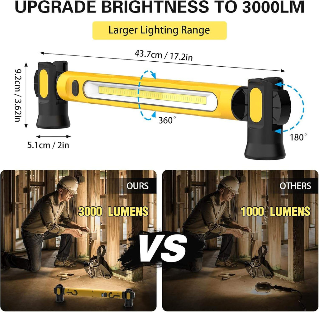 Multifunctional Magnetic Flashlight Rod